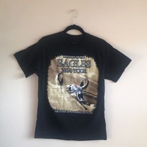 🐸👑 History of the Eagles Tour 2014 Band Shirt Size M